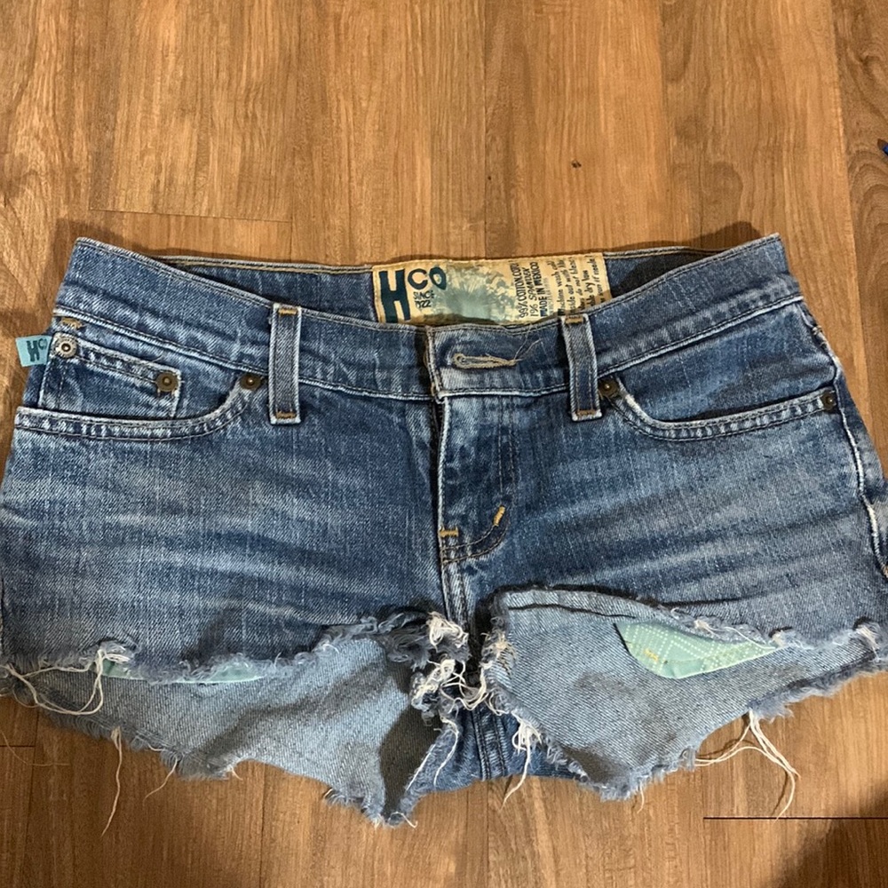 Hollister jean shorts